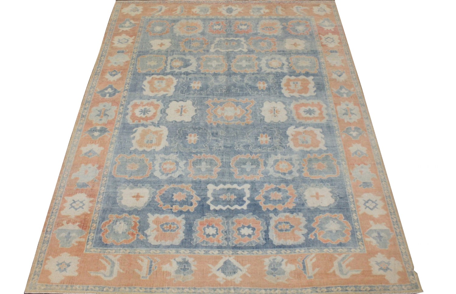 8x10 Oushak Hand Knotted Wool Area Rug - MR028278