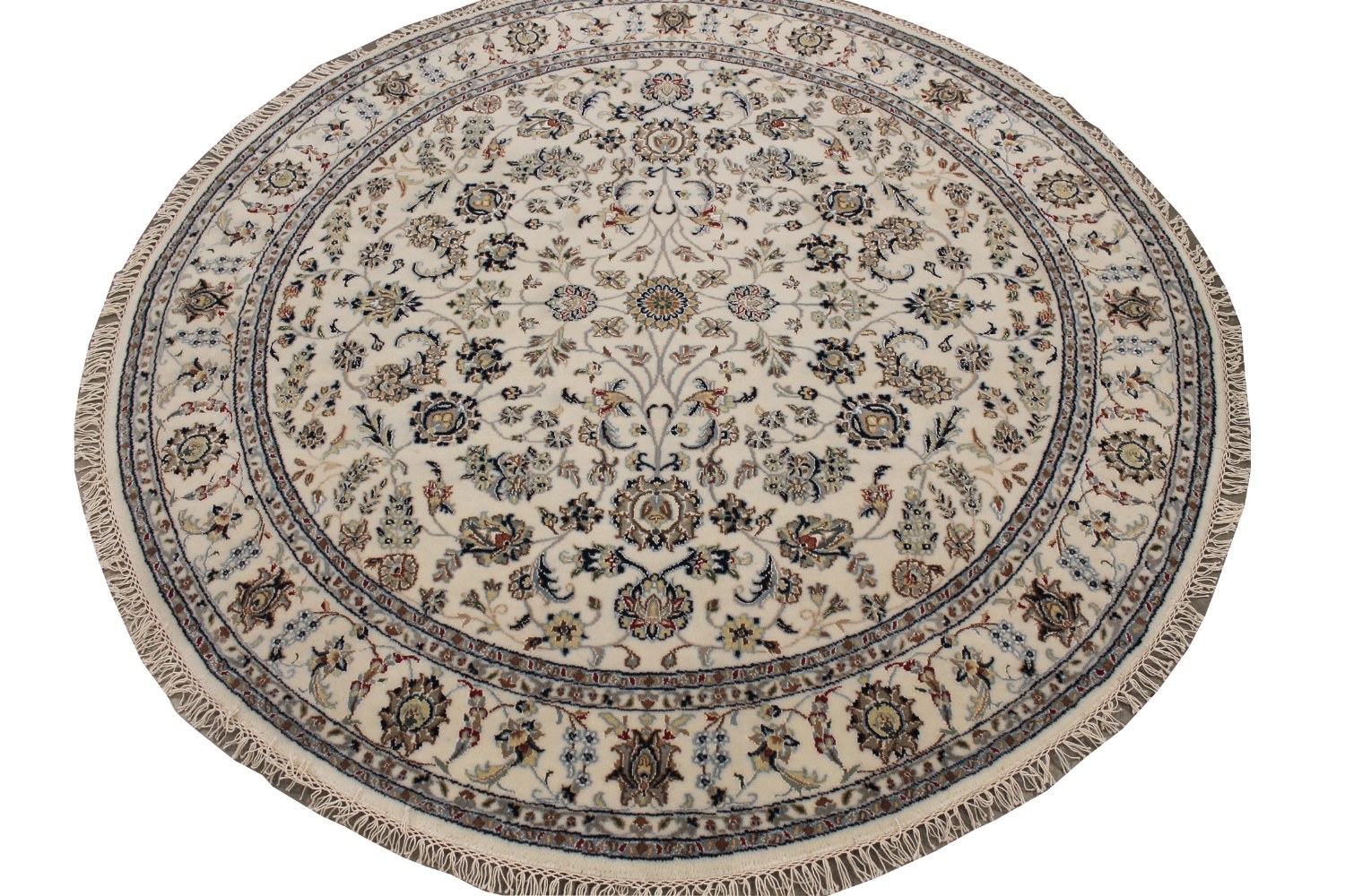 6 ft. - 7 ft. Round & Square Traditional Hand Knotted Wool Area Rug - MR028294