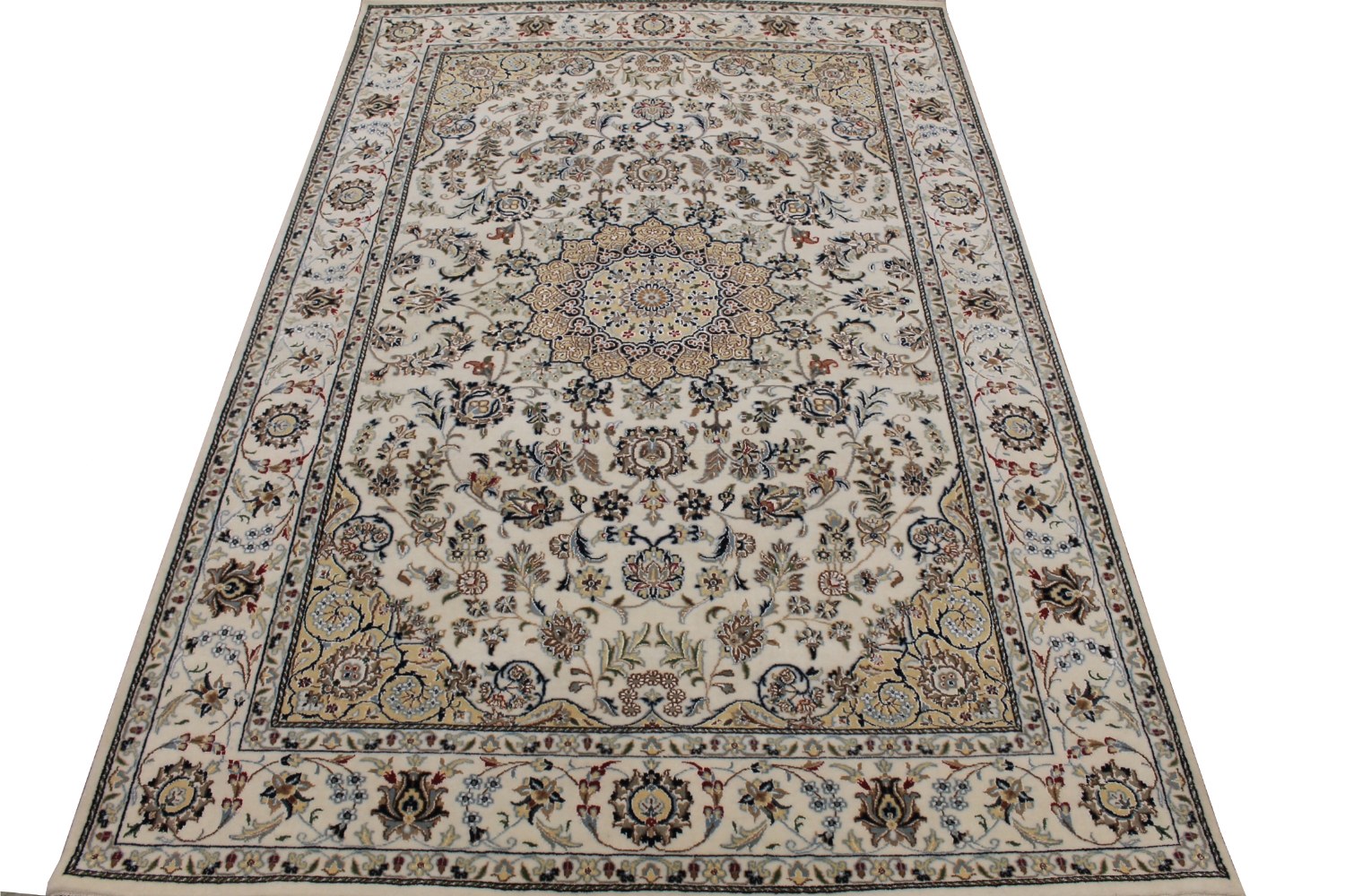 6x9 Traditional Hand Knotted Wool Area Rug - MR028295