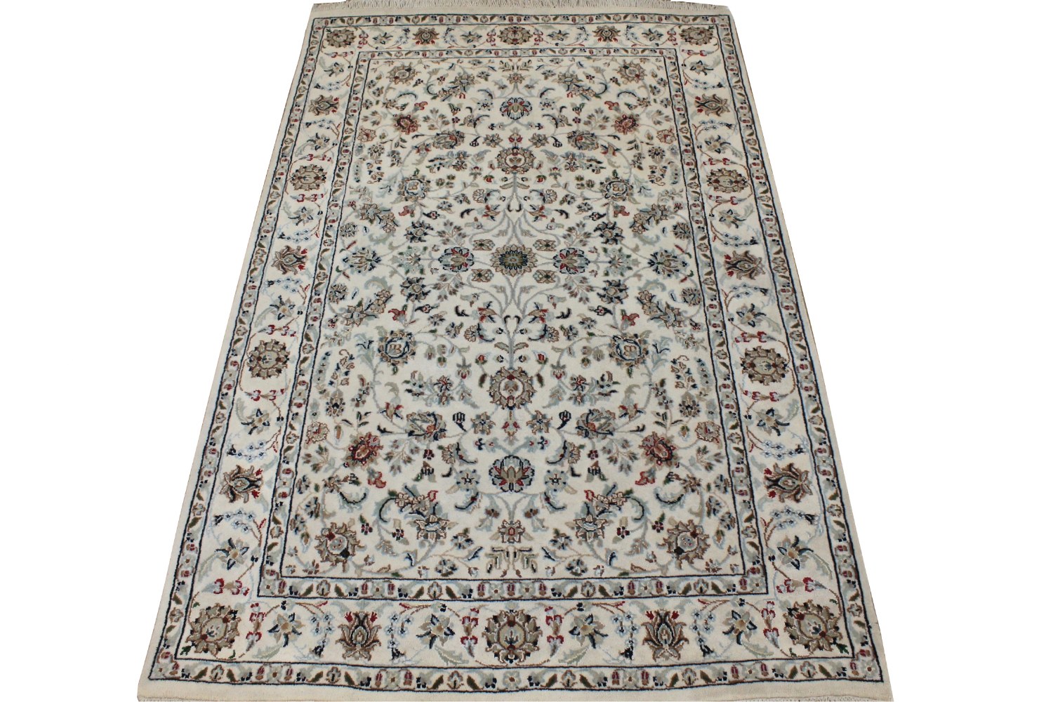 4x6 Traditional Hand Knotted Wool Area Rug - MR028298