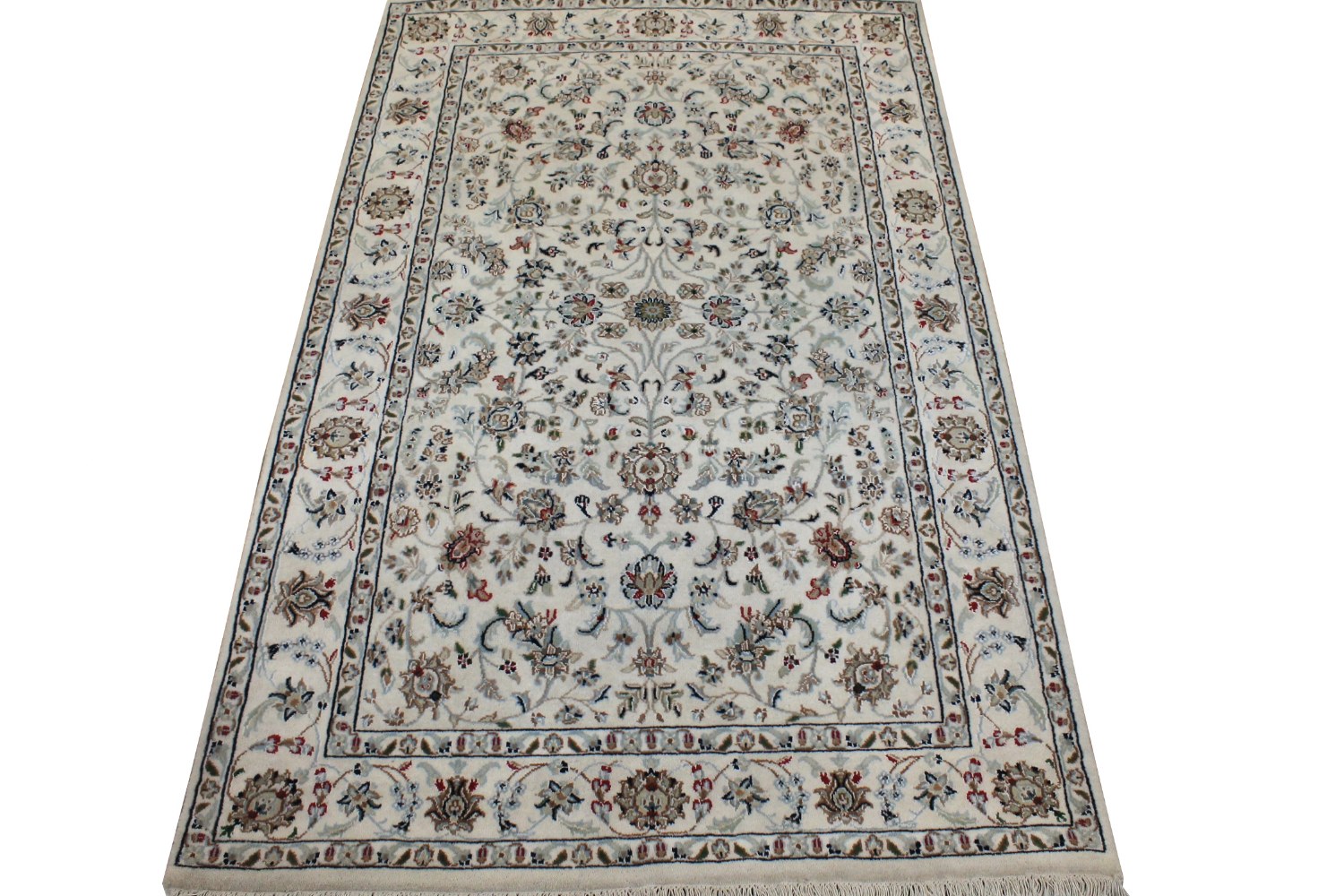 4x6 Traditional Hand Knotted Wool Area Rug - MR028298