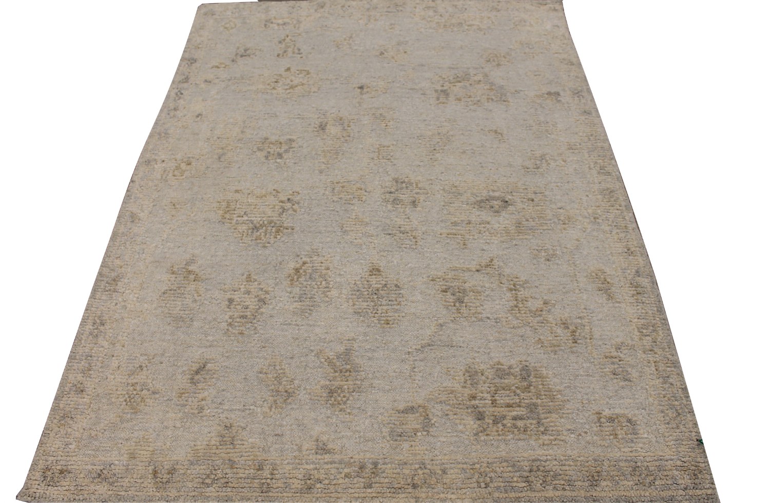 6x9 Oushak Hand Knotted Wool Area Rug - MR028304