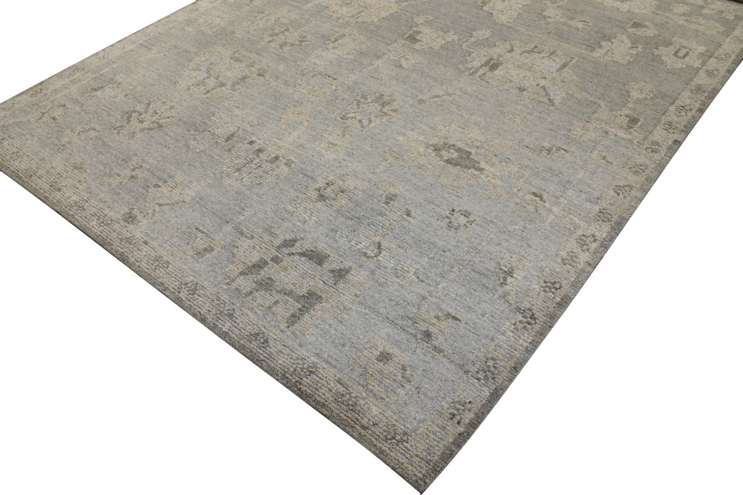 9x12 Oushak Hand Knotted Wool Area Rug - MR028306