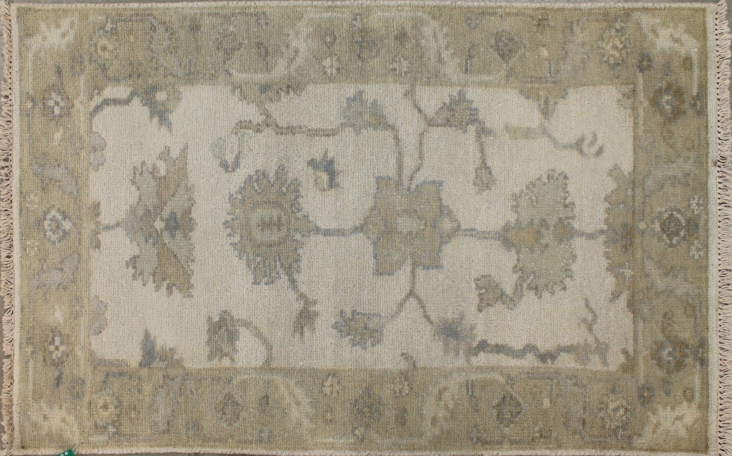 2X4 Oushak Hand Knotted Wool Area Rug - MR028309