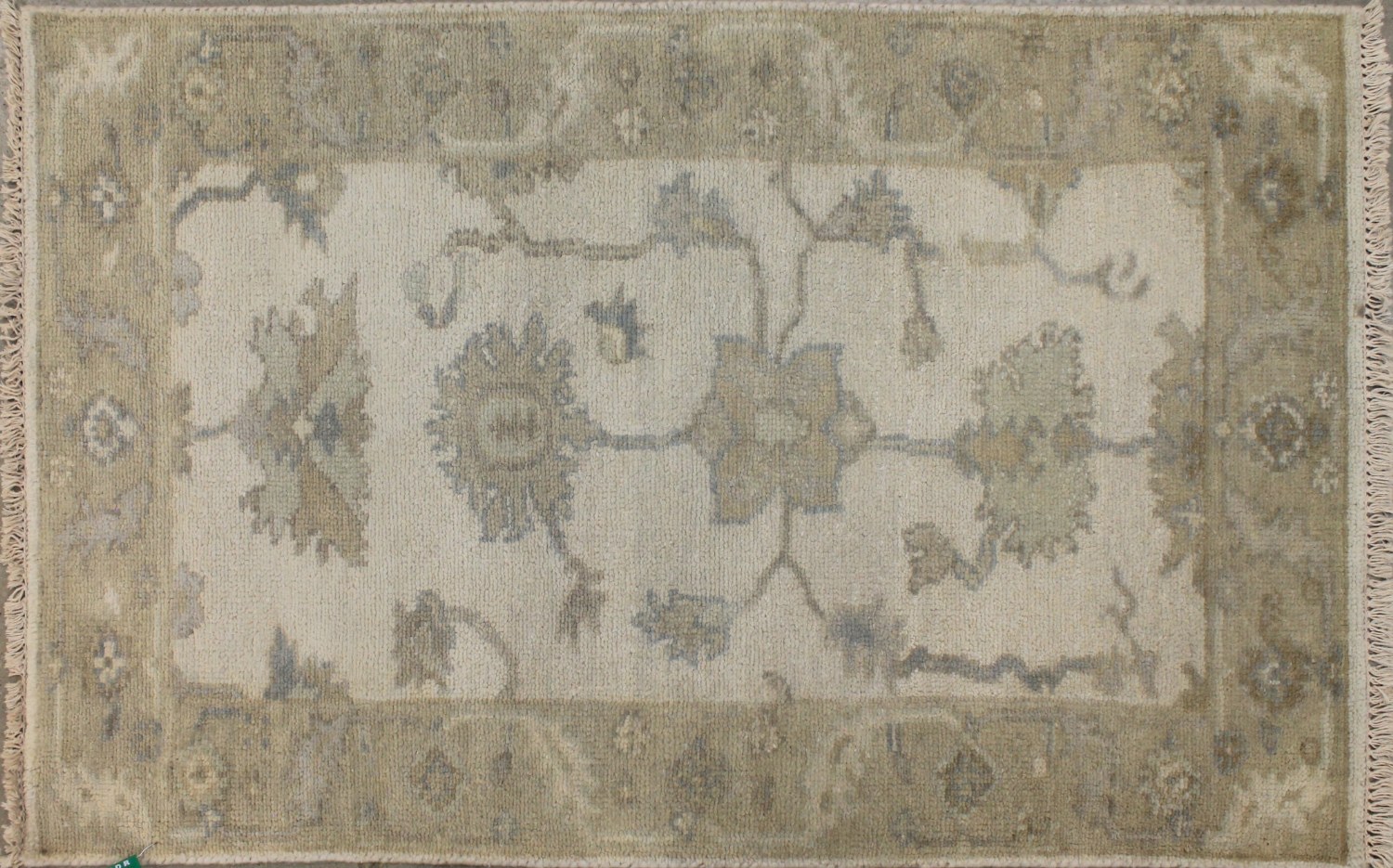 2X4 Oushak Hand Knotted Wool Area Rug - MR028309