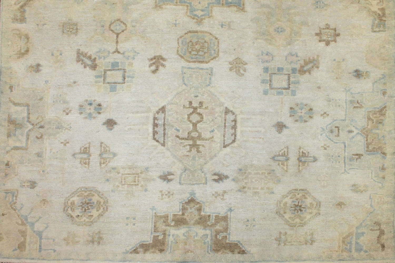 4x6 Oushak Hand Knotted Wool Area Rug - MR028318