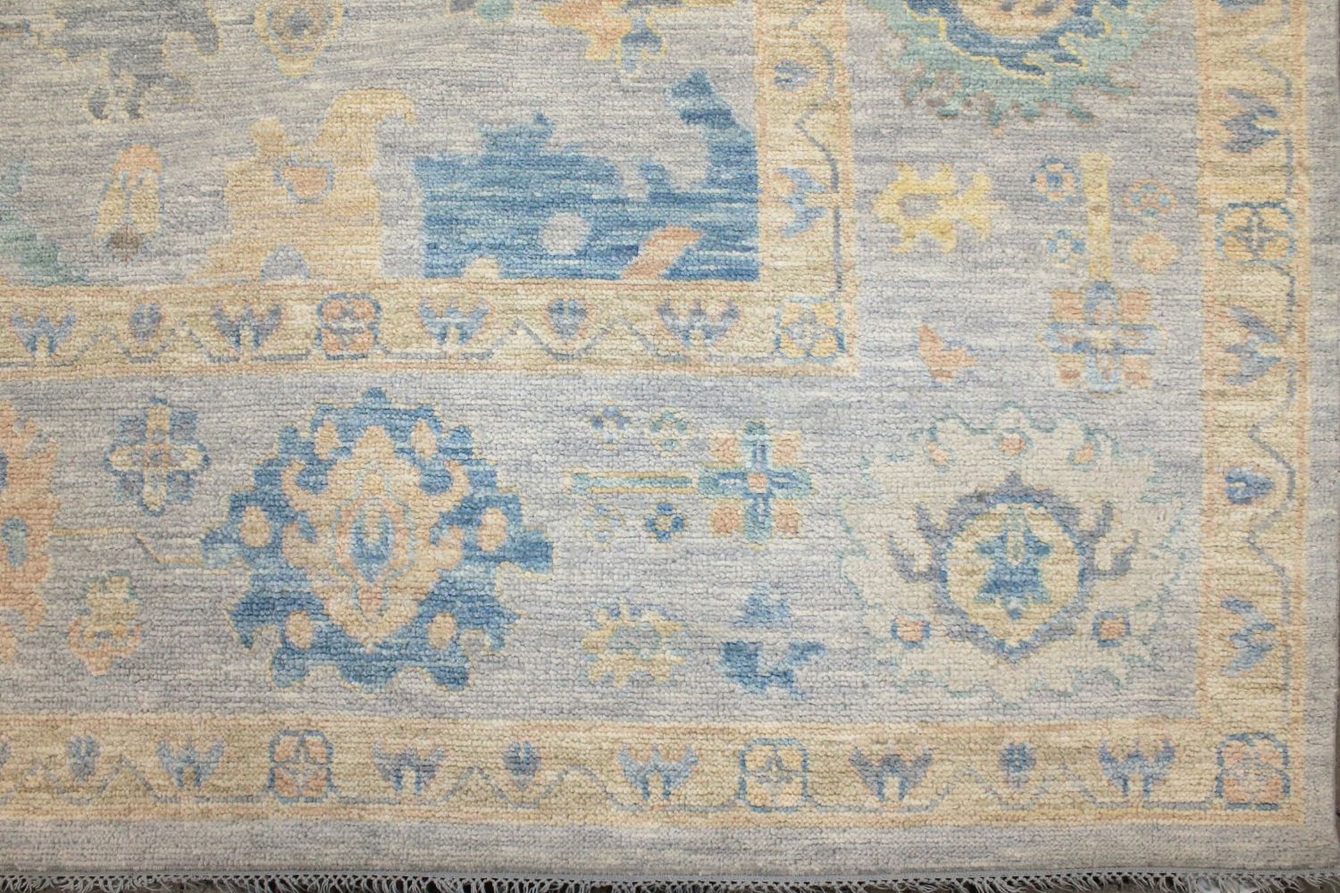 10x14 Oushak Hand Knotted Wool Area Rug - MR028371