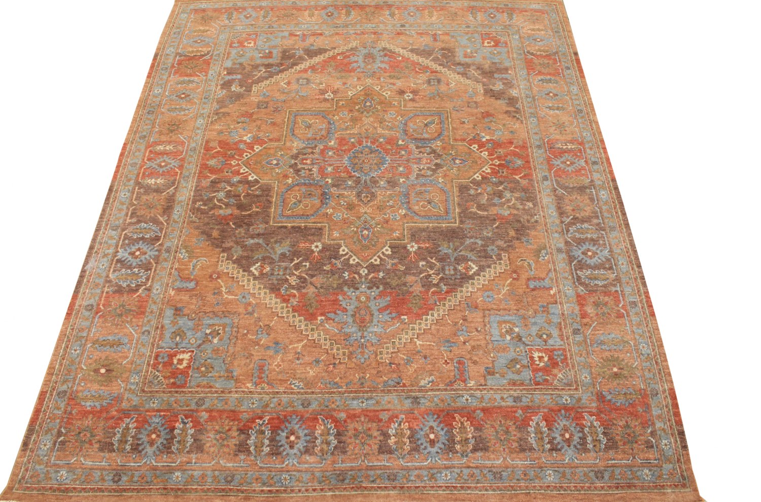 8x10 Heriz/Serapi Hand Knotted Wool Area Rug - MR028373