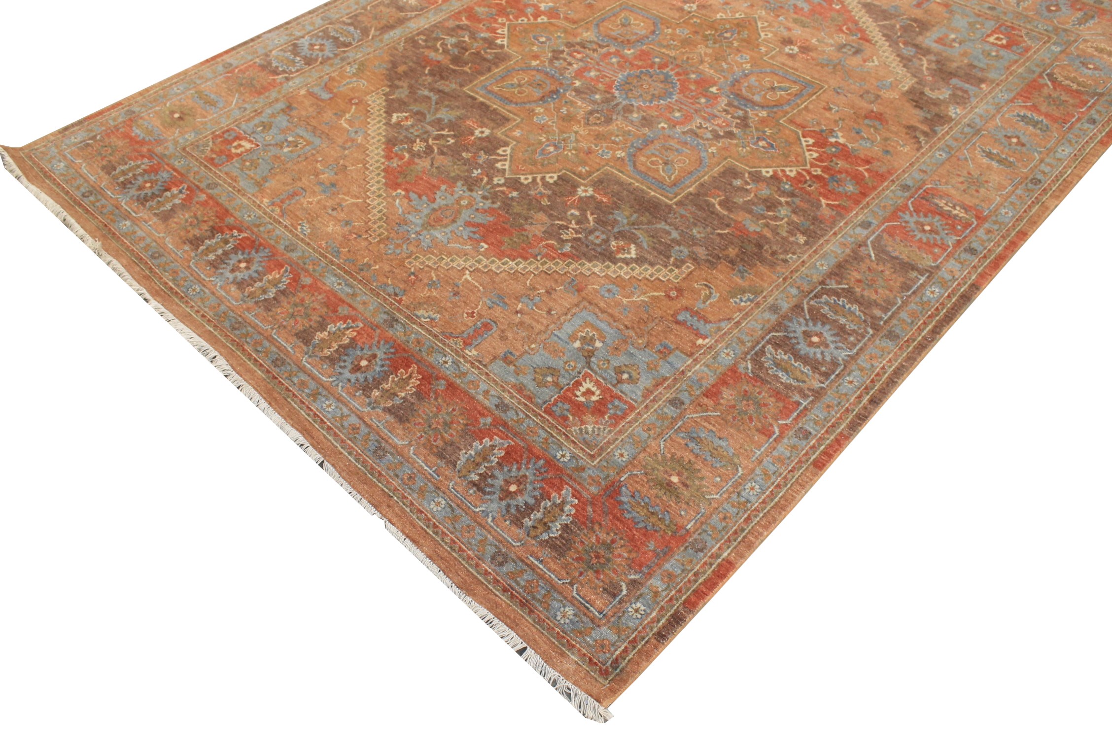 8x10 Heriz/Serapi Hand Knotted Wool Area Rug - MR028373