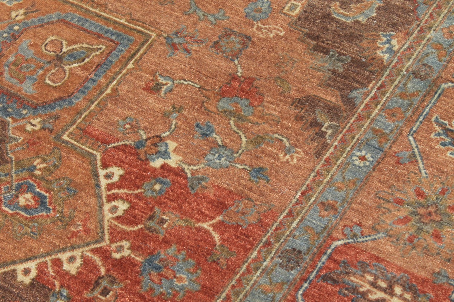 8x10 Heriz/Serapi Hand Knotted Wool Area Rug - MR028373