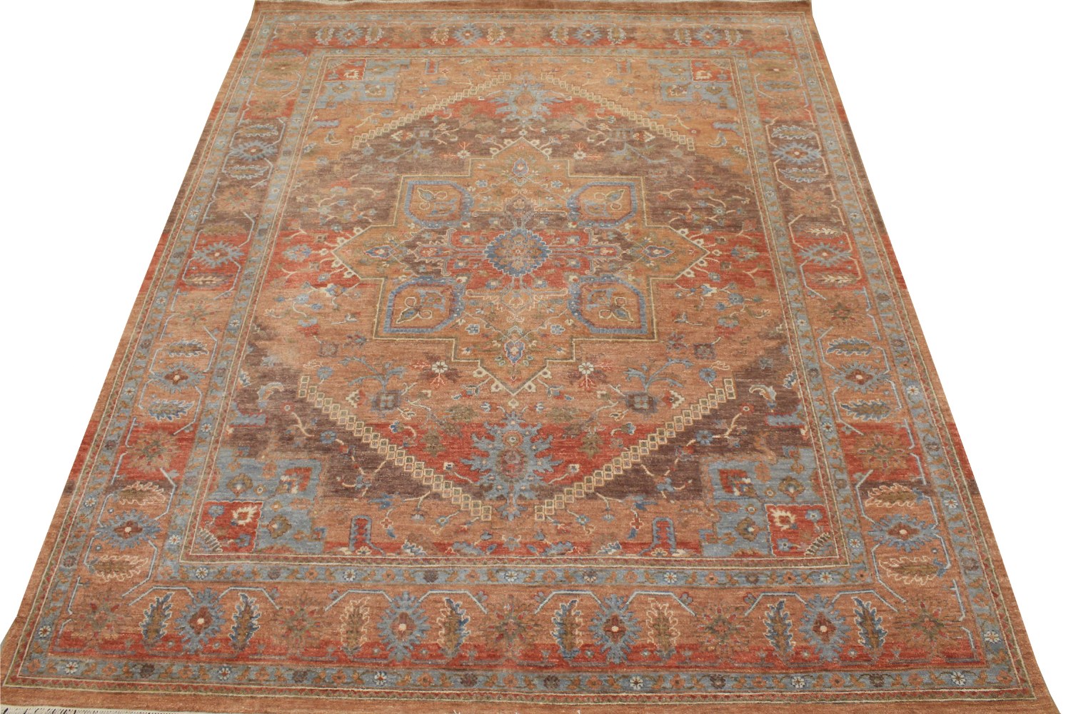 8x10 Heriz/Serapi Hand Knotted Wool Area Rug - MR028373