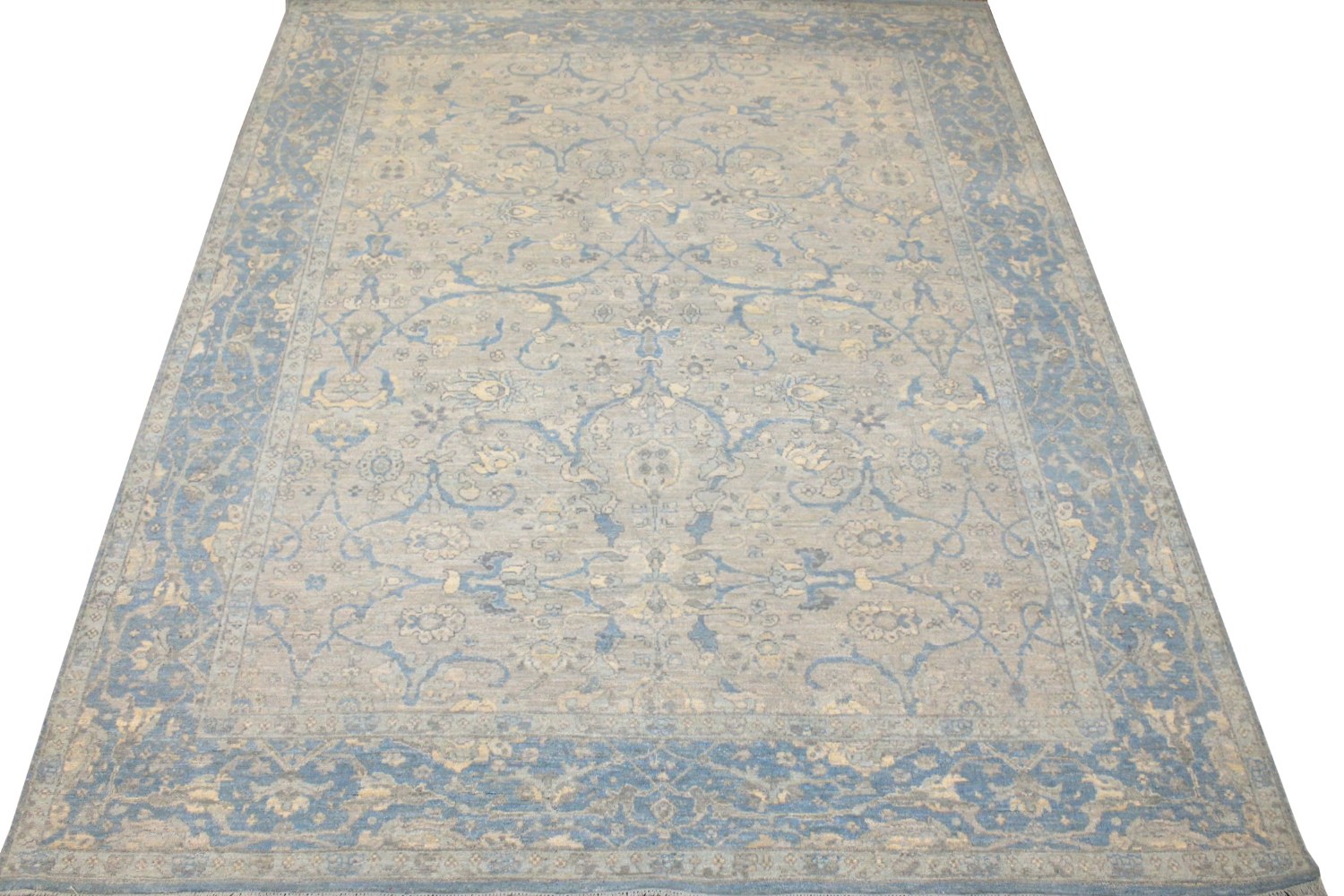 8x10 Traditional Hand Knotted Wool Area Rug - MR028374