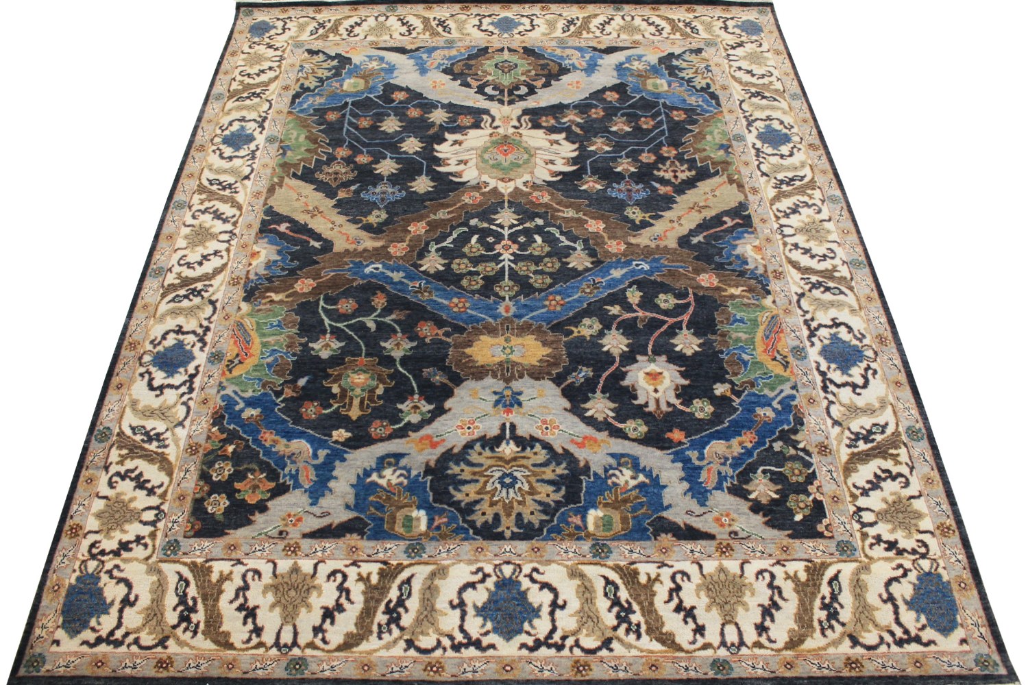 8x10 Traditional Hand Knotted Wool Area Rug - MR028377