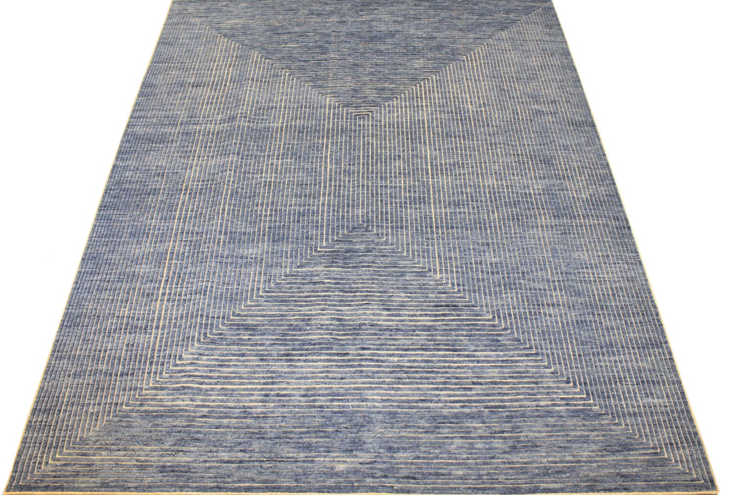 8x10 Casual Hand Knotted Wool Area Rug - MR028399