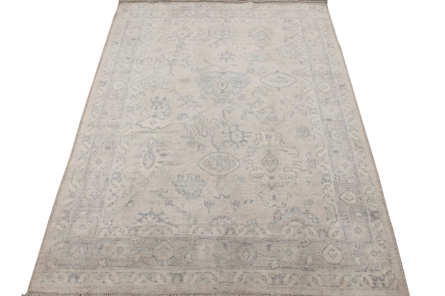 5x7/8 Oushak Hand Knotted Wool Area Rug - MR028455