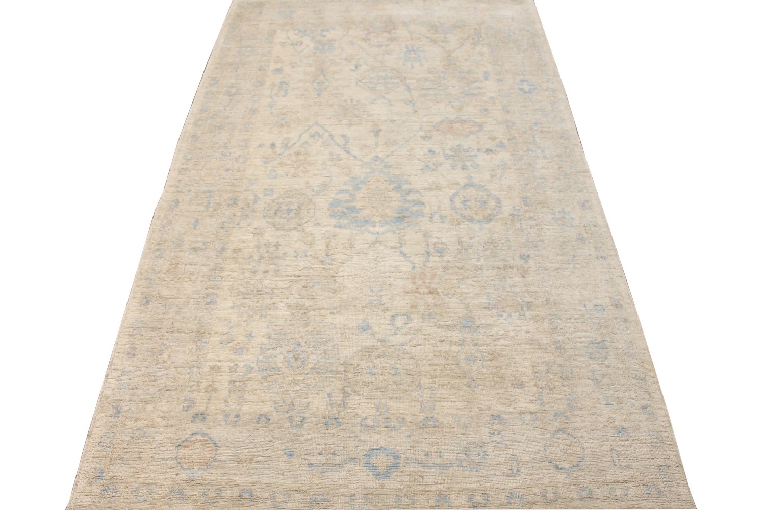 6x9 Oushak Hand Knotted Wool Area Rug - MR028485
