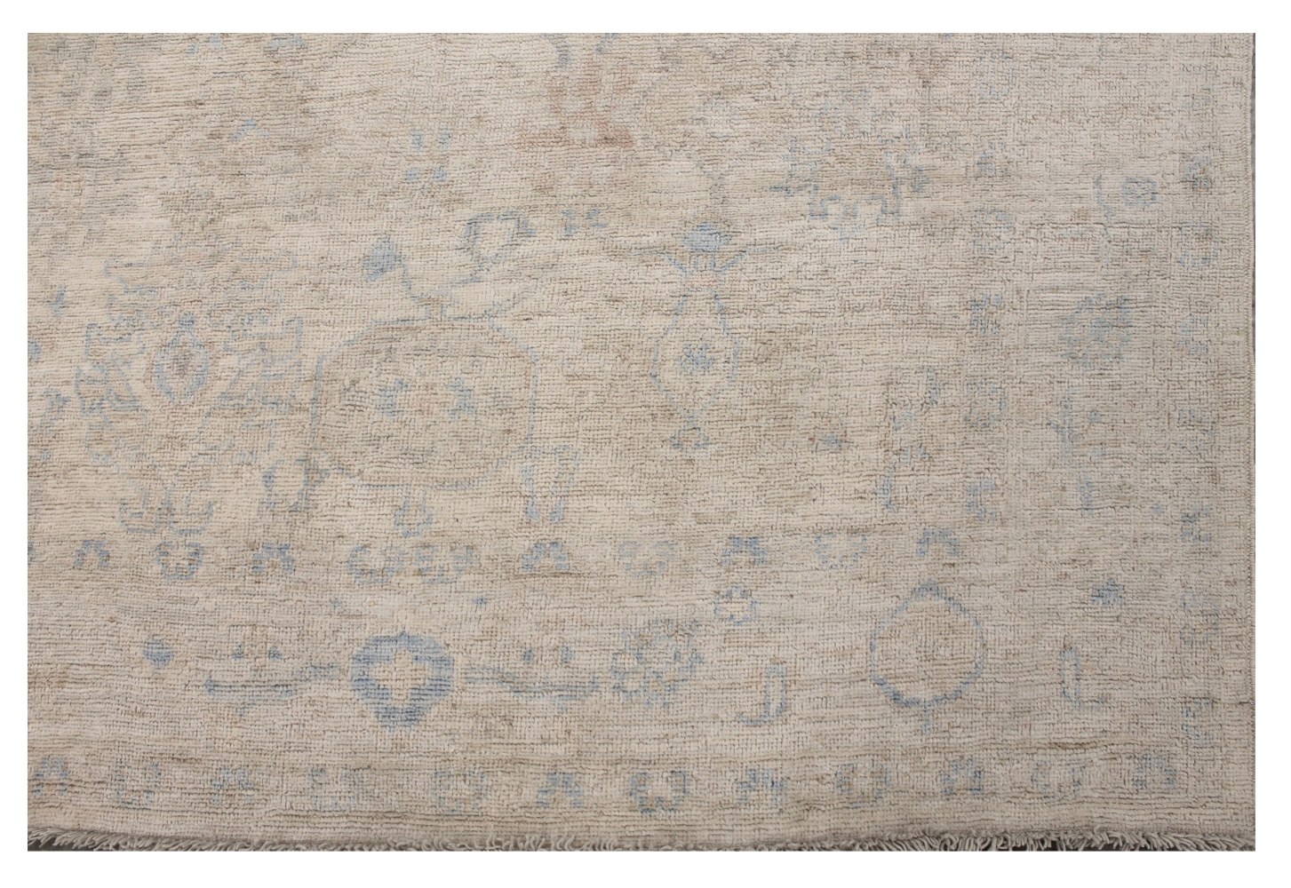 6x9 Oushak Hand Knotted Wool Area Rug - MR028485