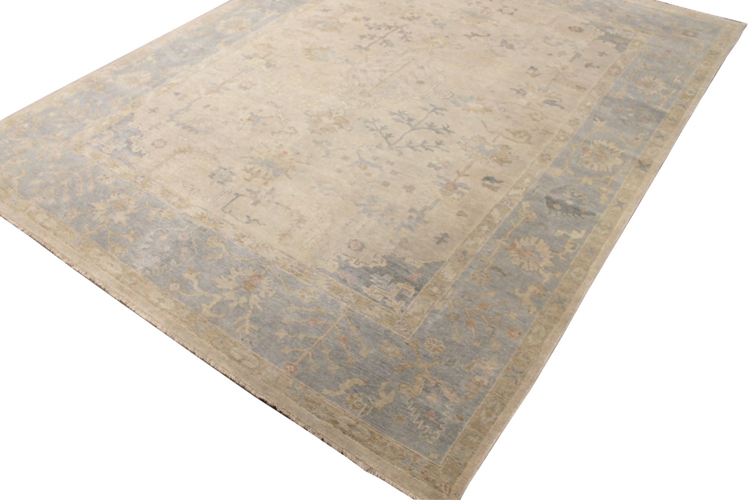 9x12 Oushak Hand Knotted Wool Area Rug - MR028499