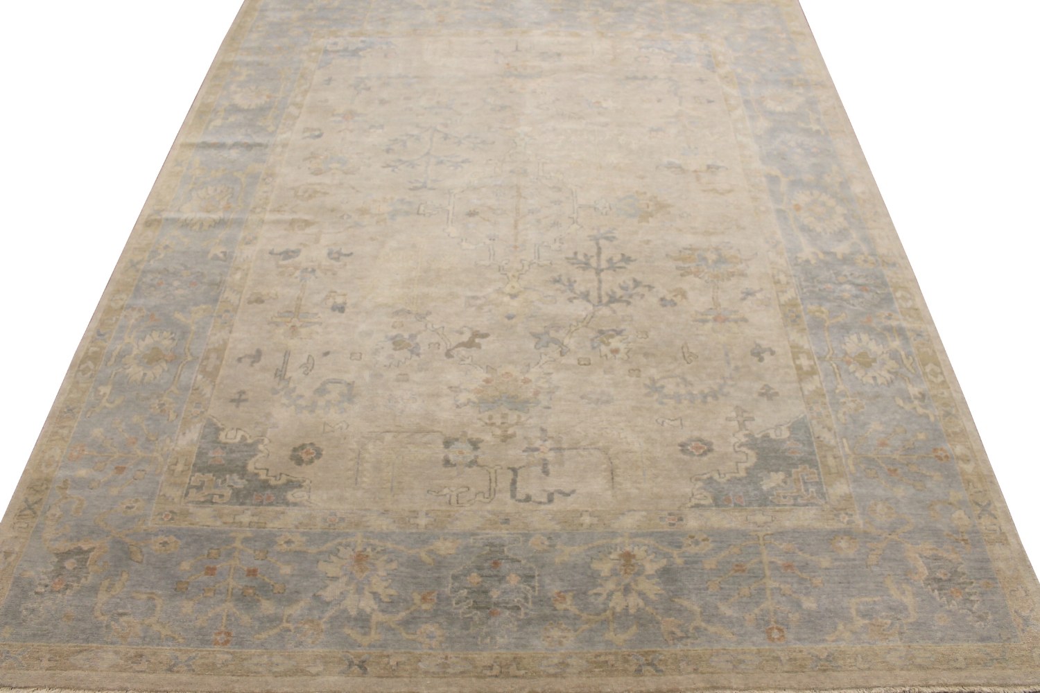 9x12 Oushak Hand Knotted Wool Area Rug - MR028499