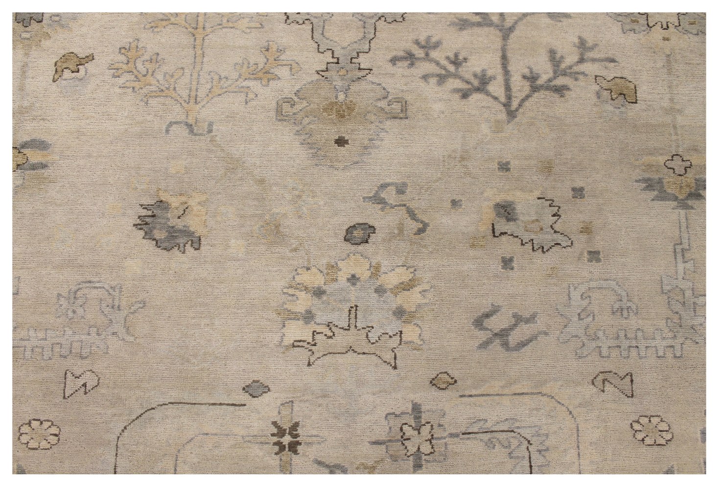 10x14 Oushak Hand Knotted Wool Area Rug - MR028502