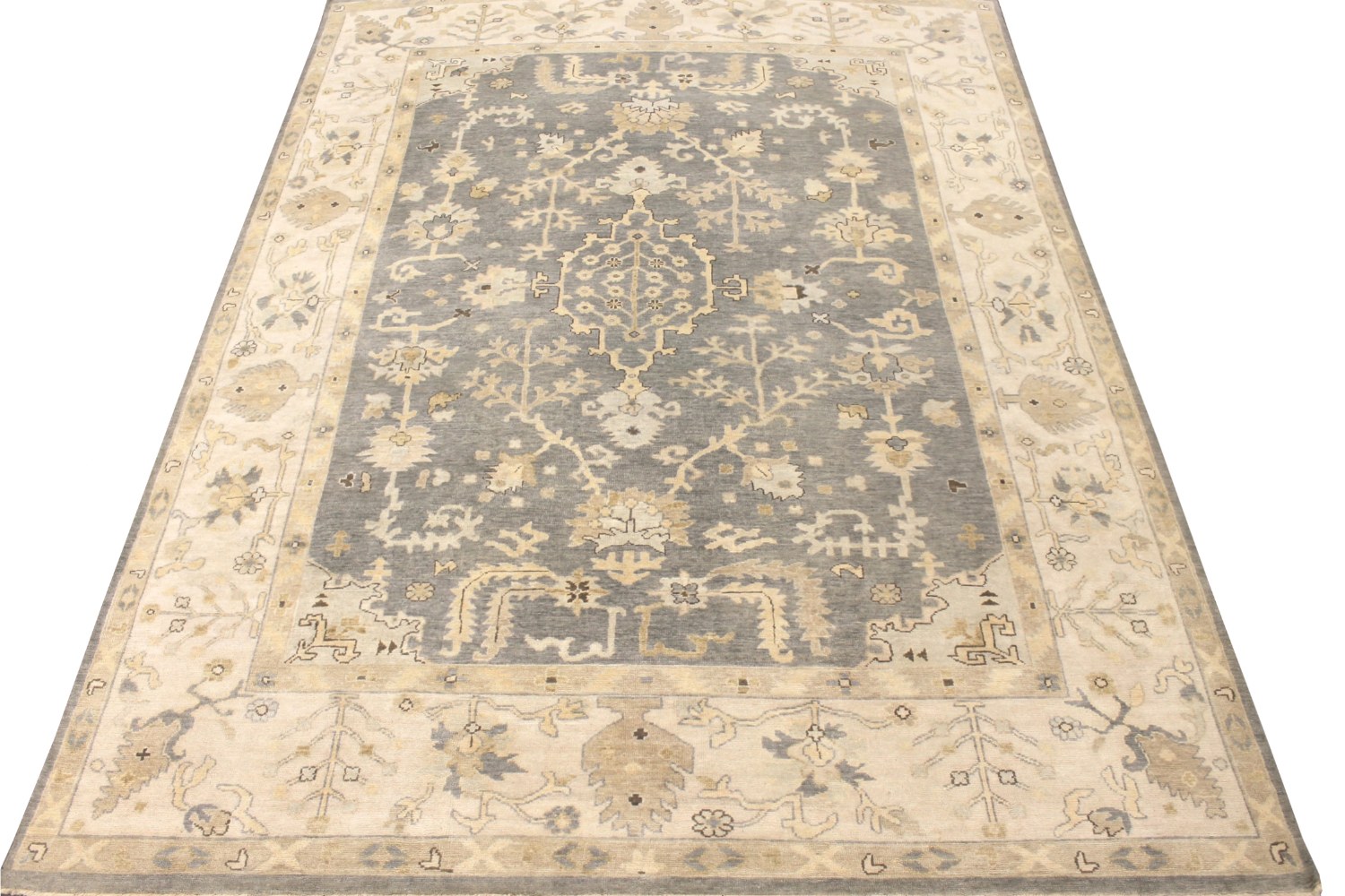 9x12 Oushak Hand Knotted Wool Area Rug - MR028503