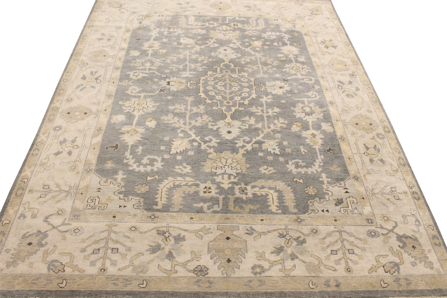 9x12 Oushak Hand Knotted Wool Area Rug - MR028503