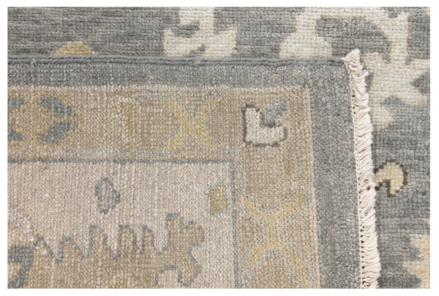 9x12 Oushak Hand Knotted Wool Area Rug - MR028503