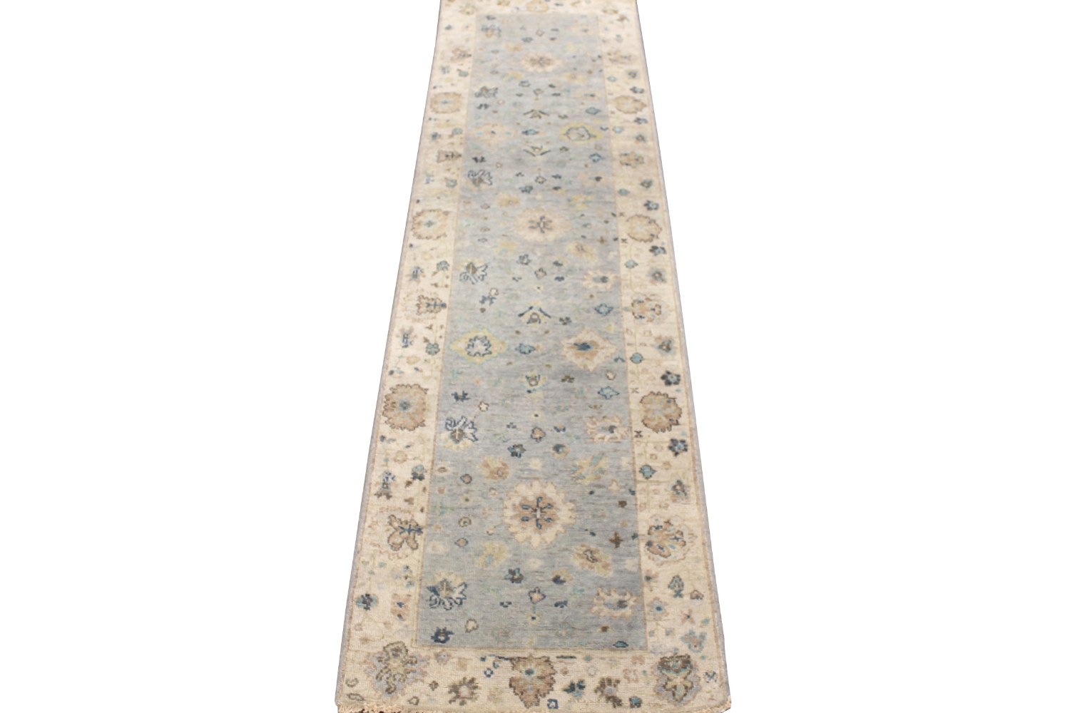 10 ft. Runner Oushak Hand Knotted Wool Area Rug - MR028508