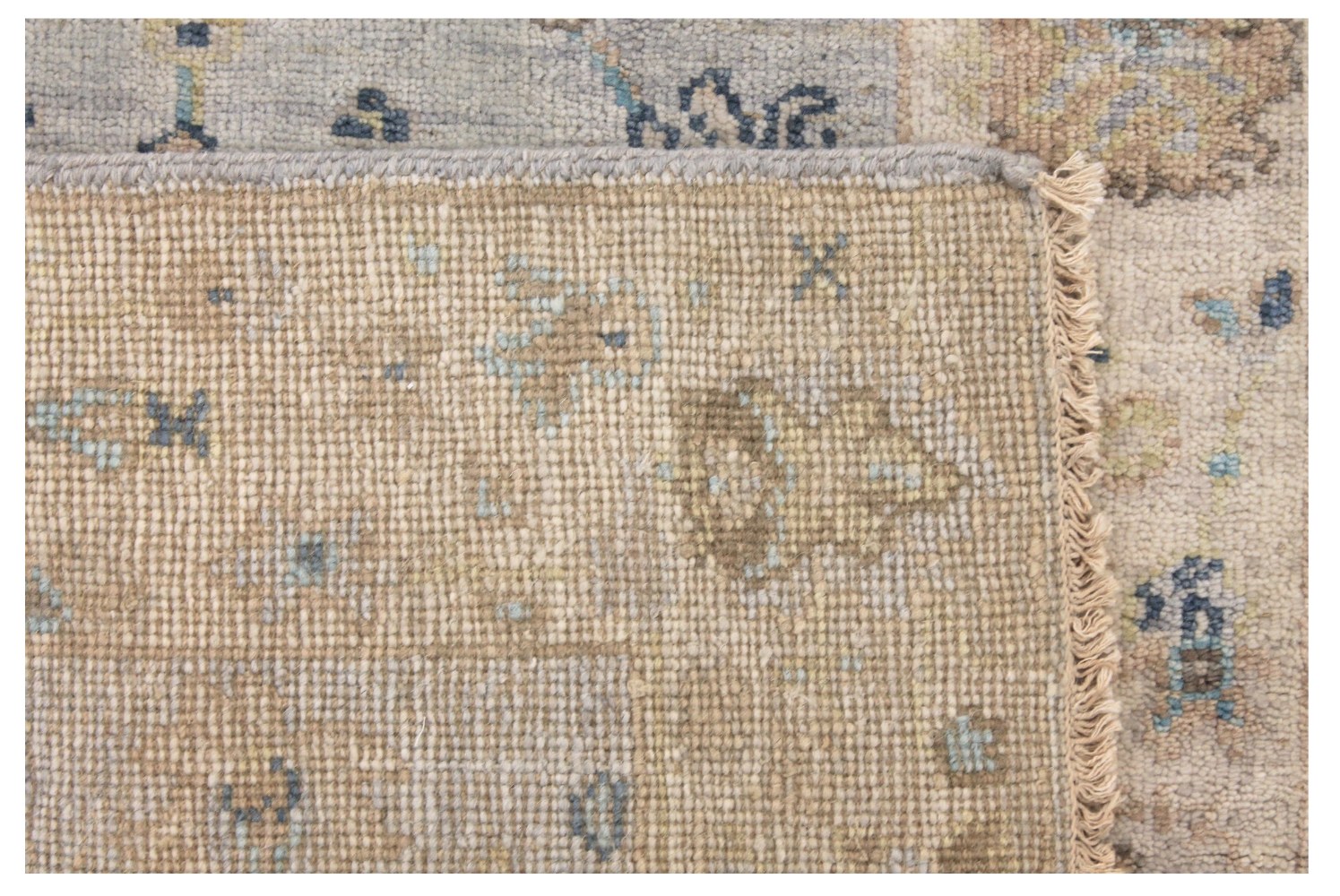 10 ft. Runner Oushak Hand Knotted Wool Area Rug - MR028508