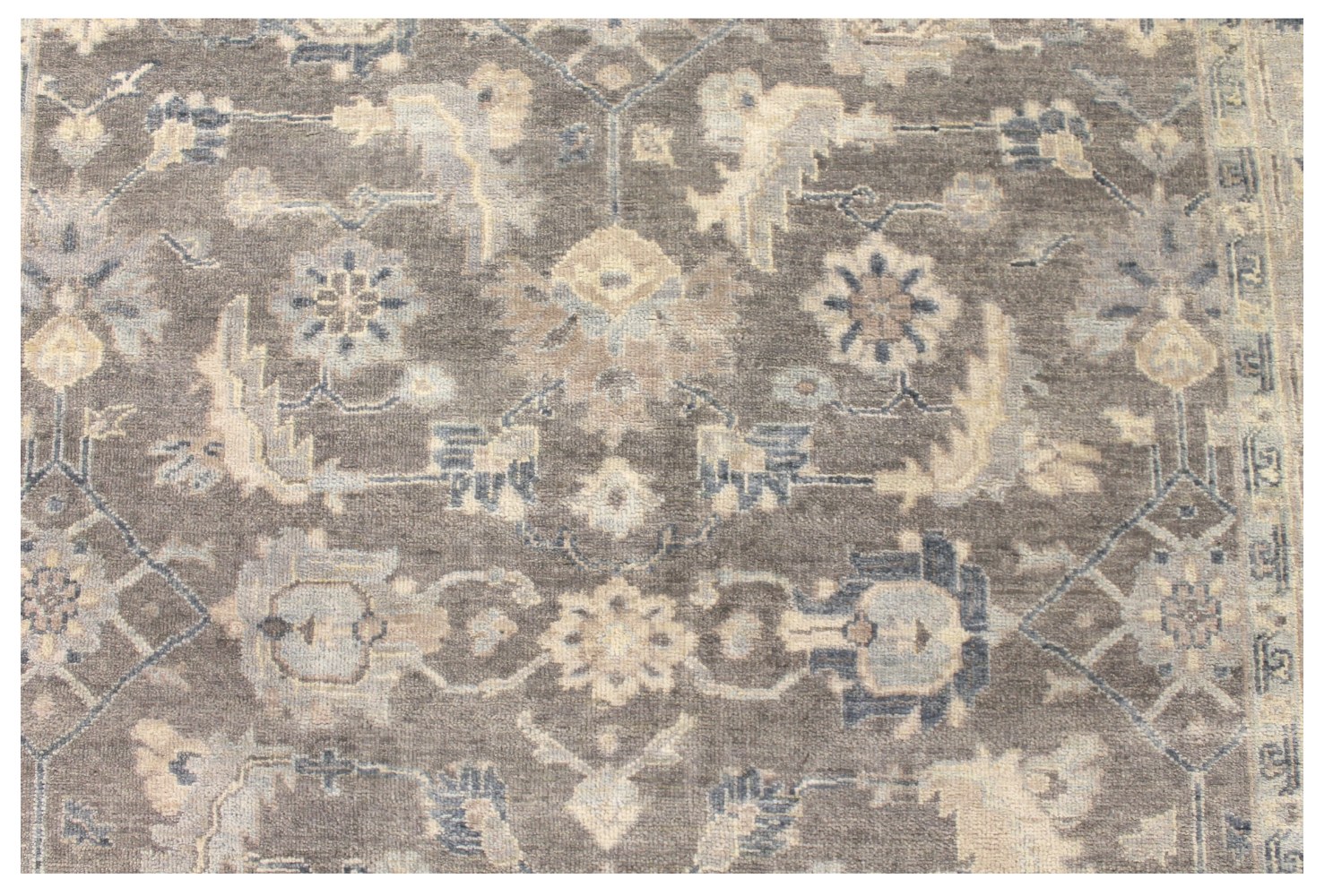 6x9 Oushak Hand Knotted Wool Area Rug - MR028510