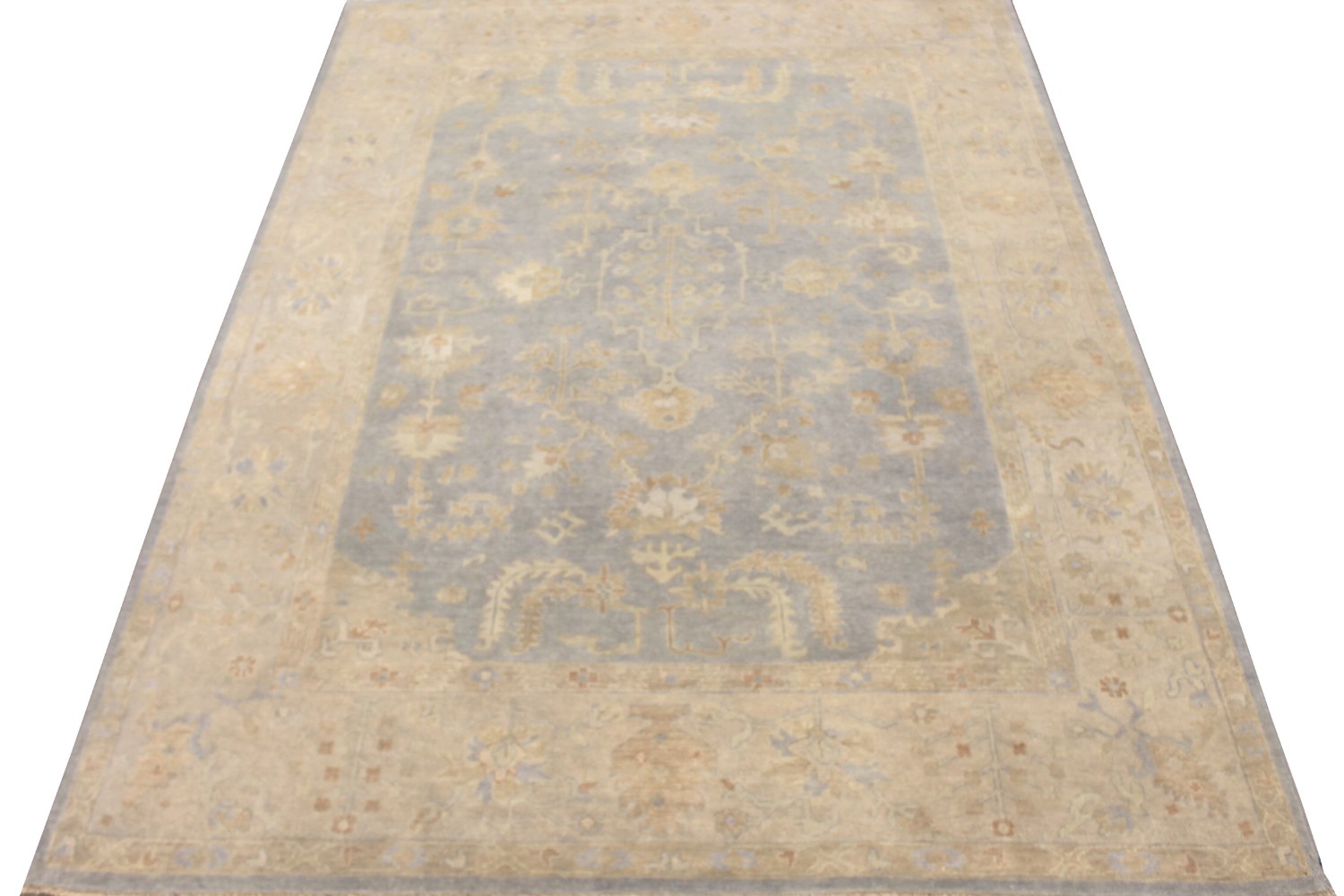 9x12 Oushak Hand Knotted Wool Area Rug - MR028511