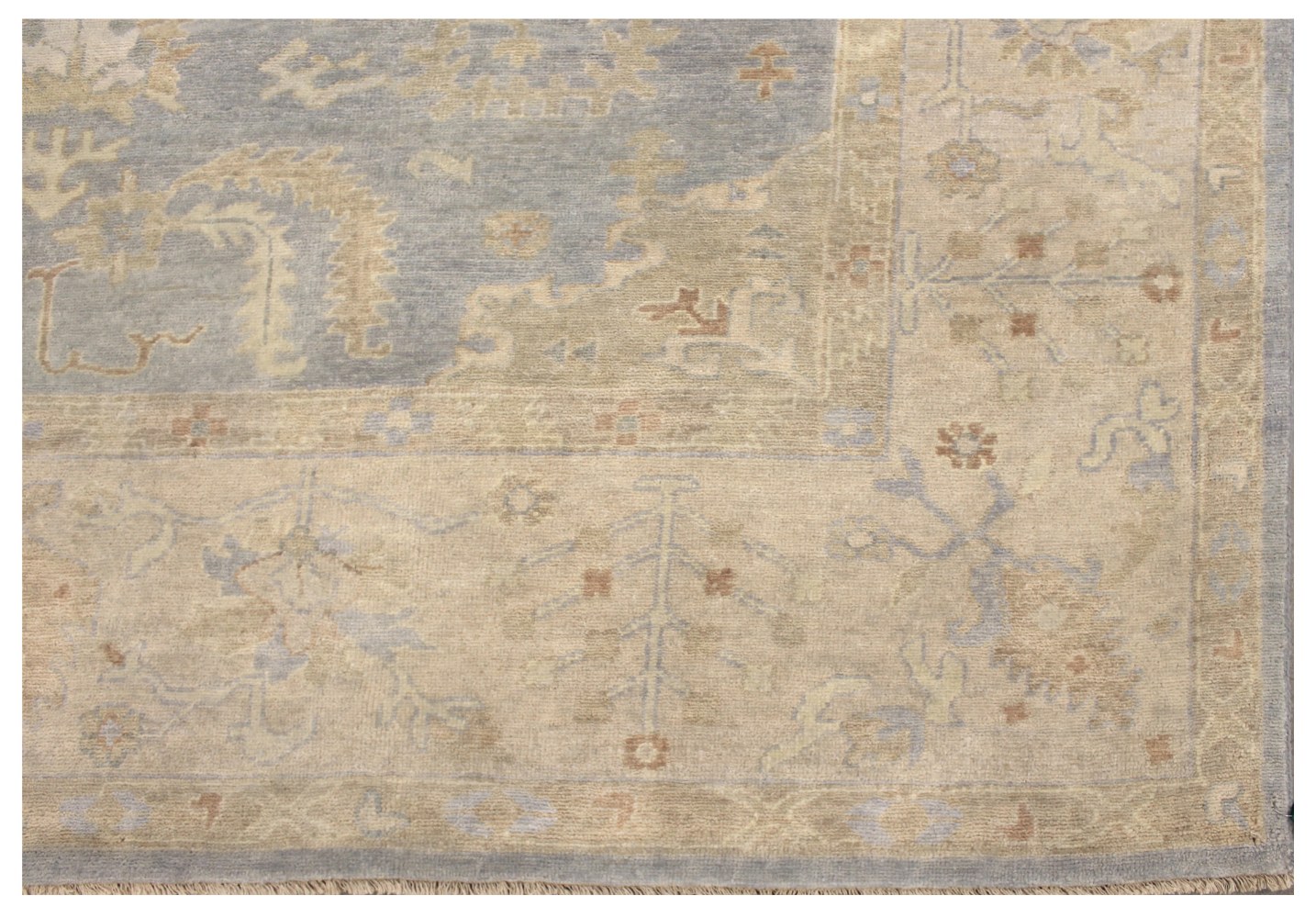 9x12 Oushak Hand Knotted Wool Area Rug - MR028511