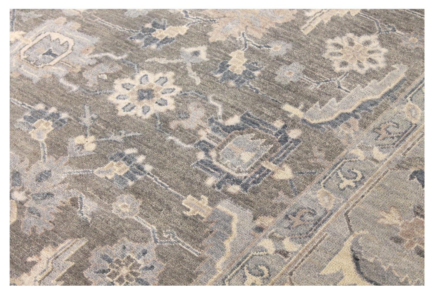 10x14 Oushak Hand Knotted Wool Area Rug - MR028512