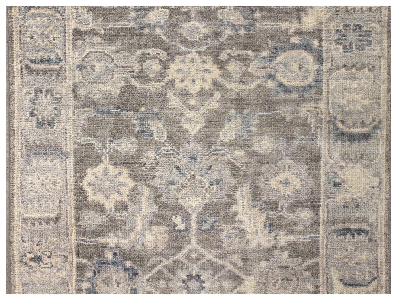 10 ft. Runner Oushak Hand Knotted Wool Area Rug - MR028518