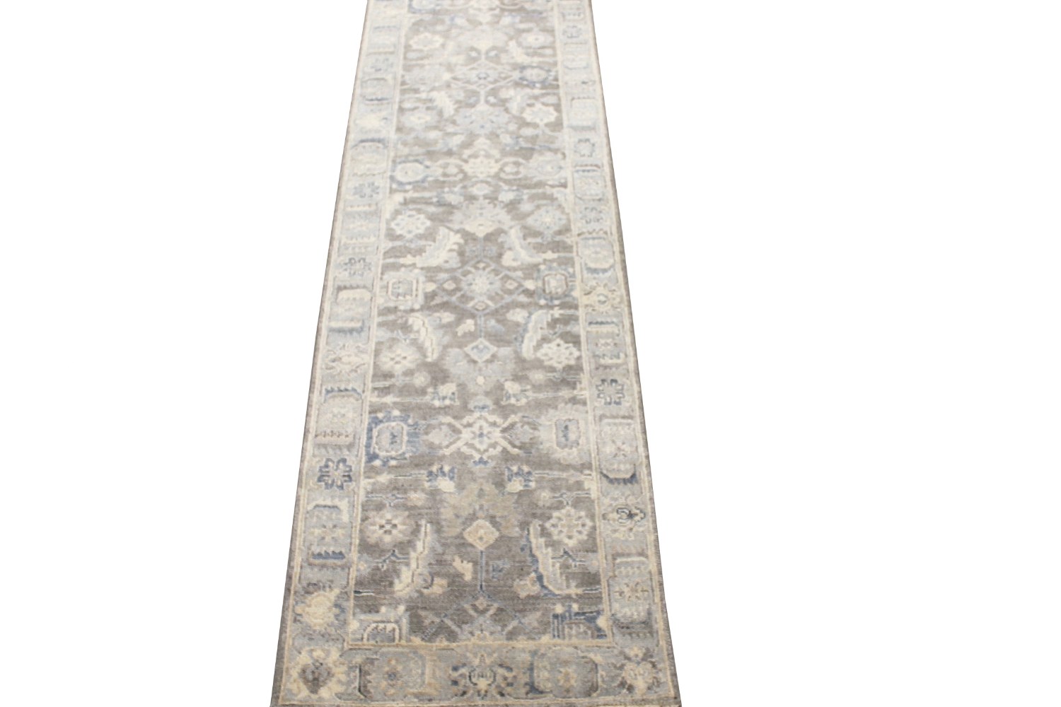 10 ft. Runner Oushak Hand Knotted Wool Area Rug - MR028518