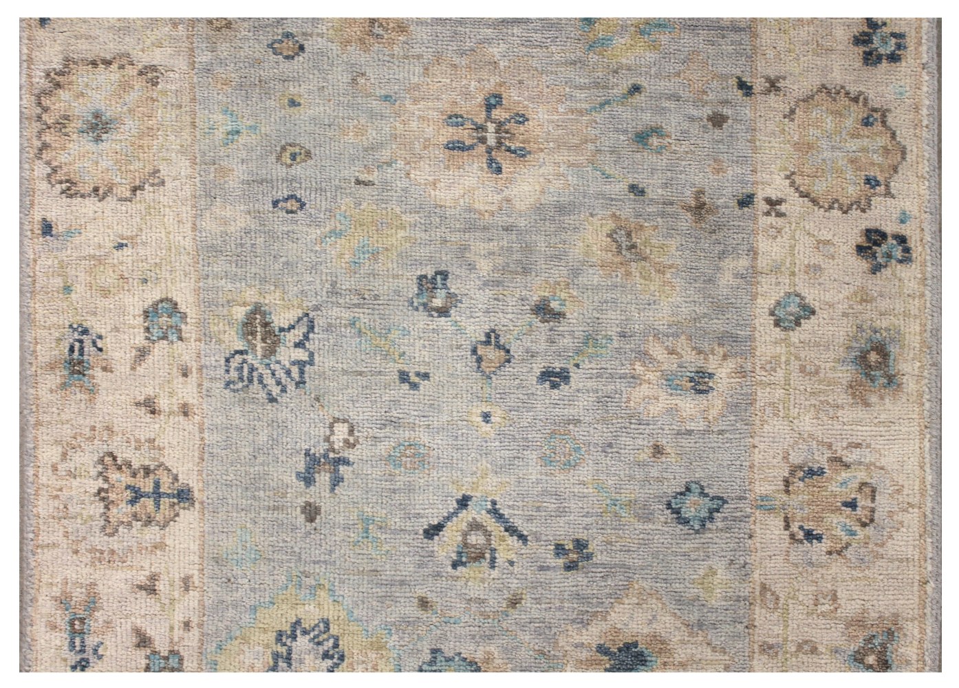 10 ft. Runner Oushak Hand Knotted Wool Area Rug - MR028519