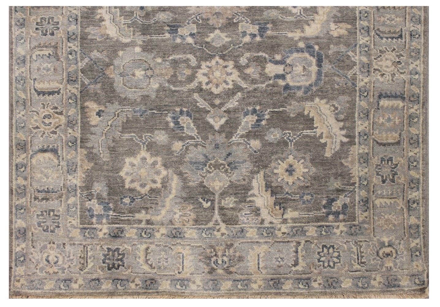 4x6 Oushak Hand Knotted Wool Area Rug - MR028521