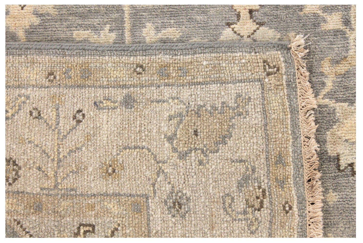 4x6 Oushak Hand Knotted Wool Area Rug - MR028527