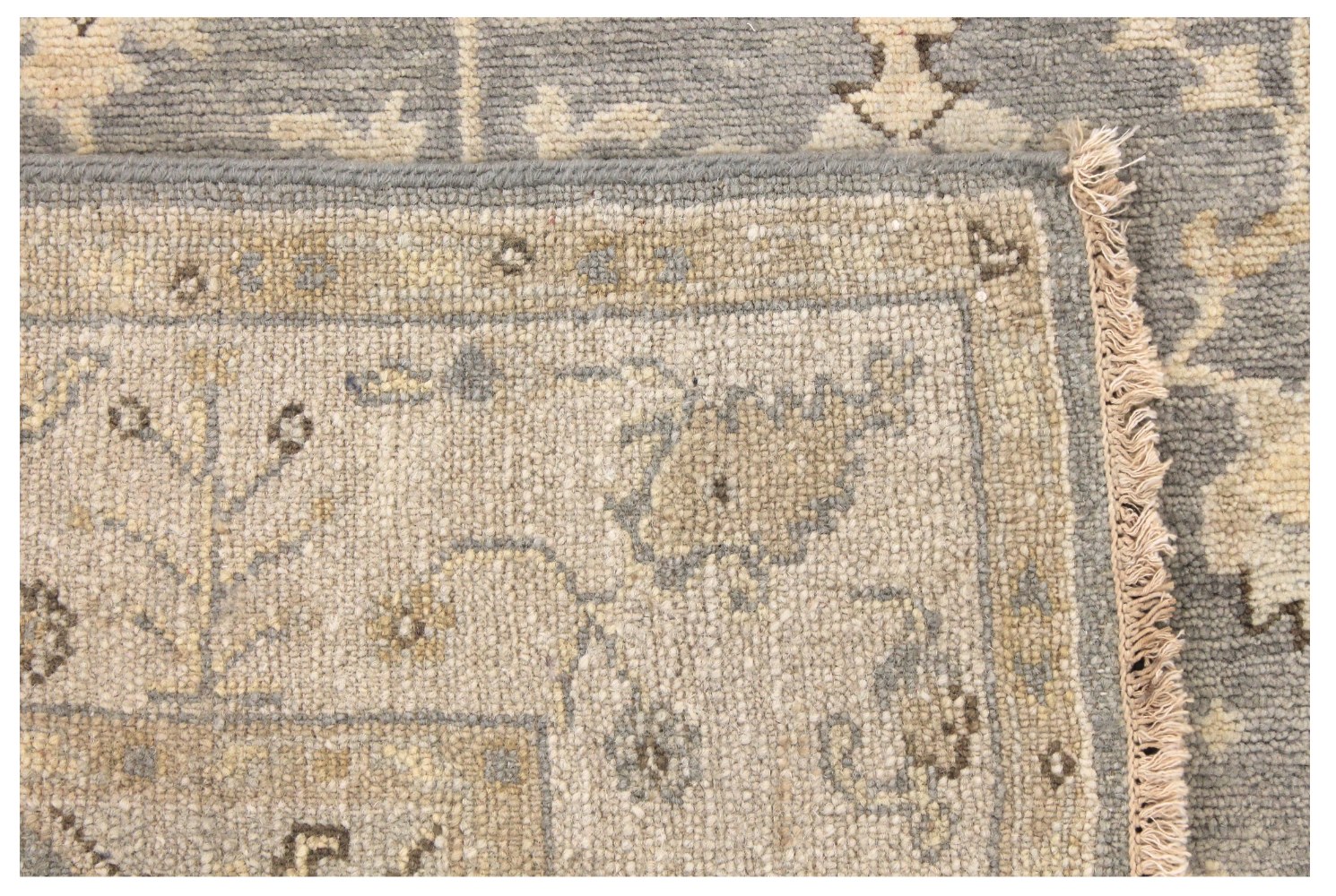 4x6 Oushak Hand Knotted Wool Area Rug - MR028527