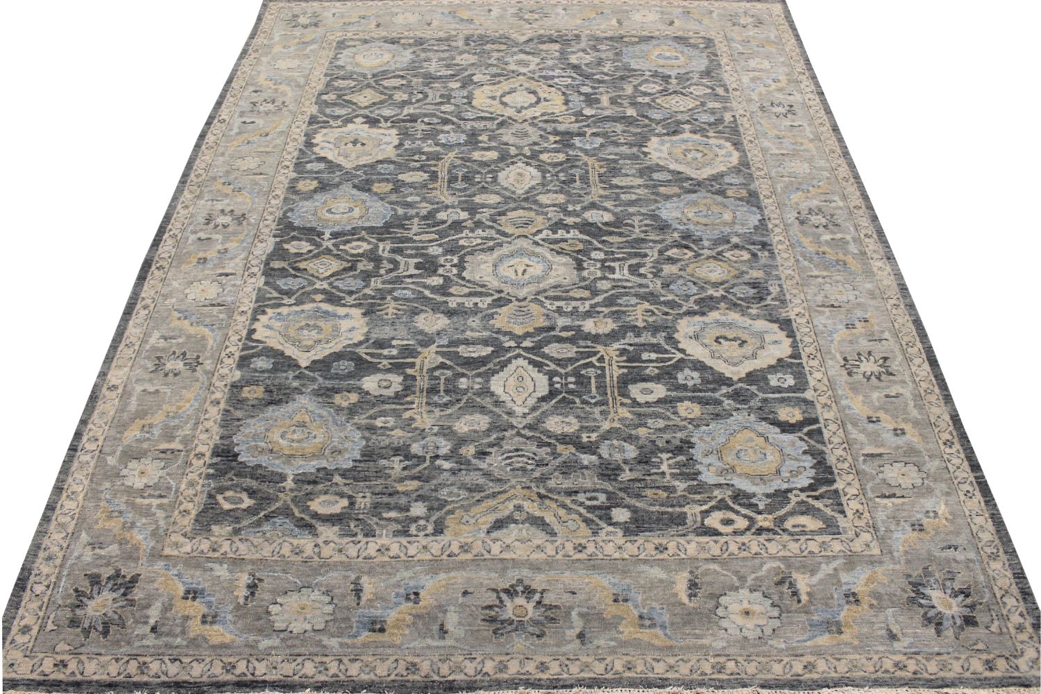 9x12  Hand Knotted Wool Area Rug - MR028541