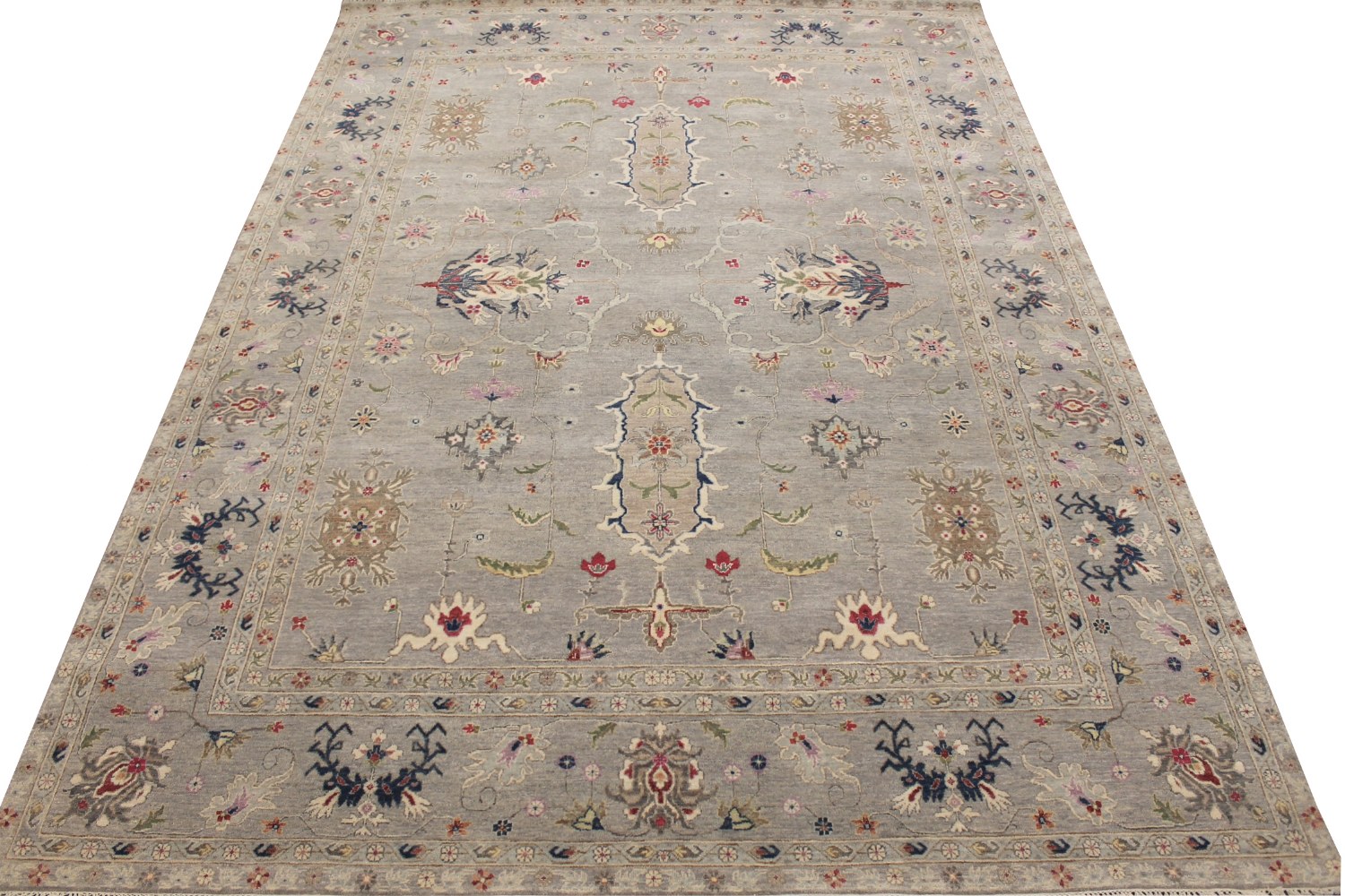 9x12 Traditional Hand Knotted Wool Area Rug - MR028548