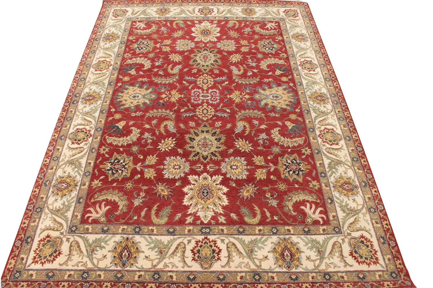 9x12 Traditional Hand Knotted Wool Area Rug - MR028550