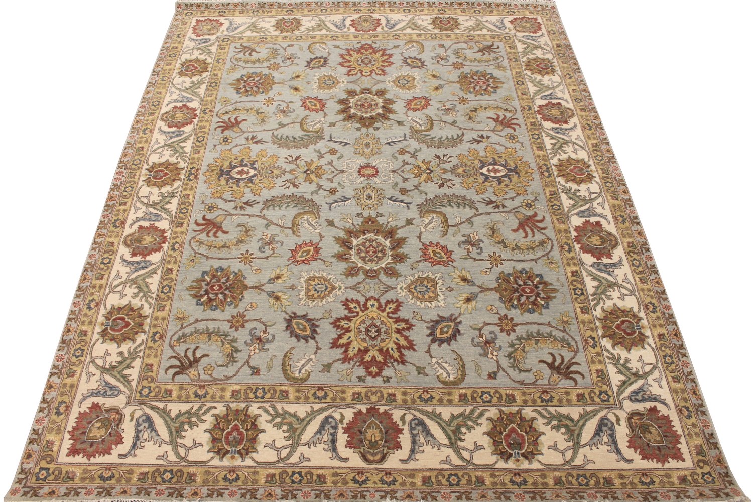 8x10 Traditional Hand Knotted Wool Area Rug - MR028551