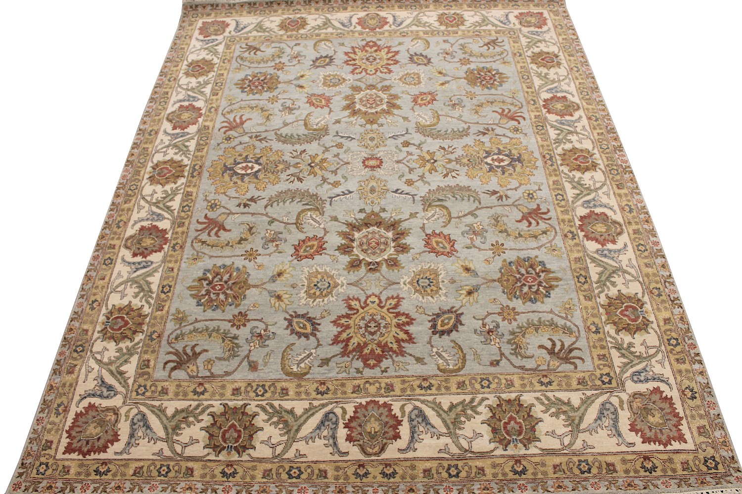 8x10 Traditional Hand Knotted Wool Area Rug - MR028551