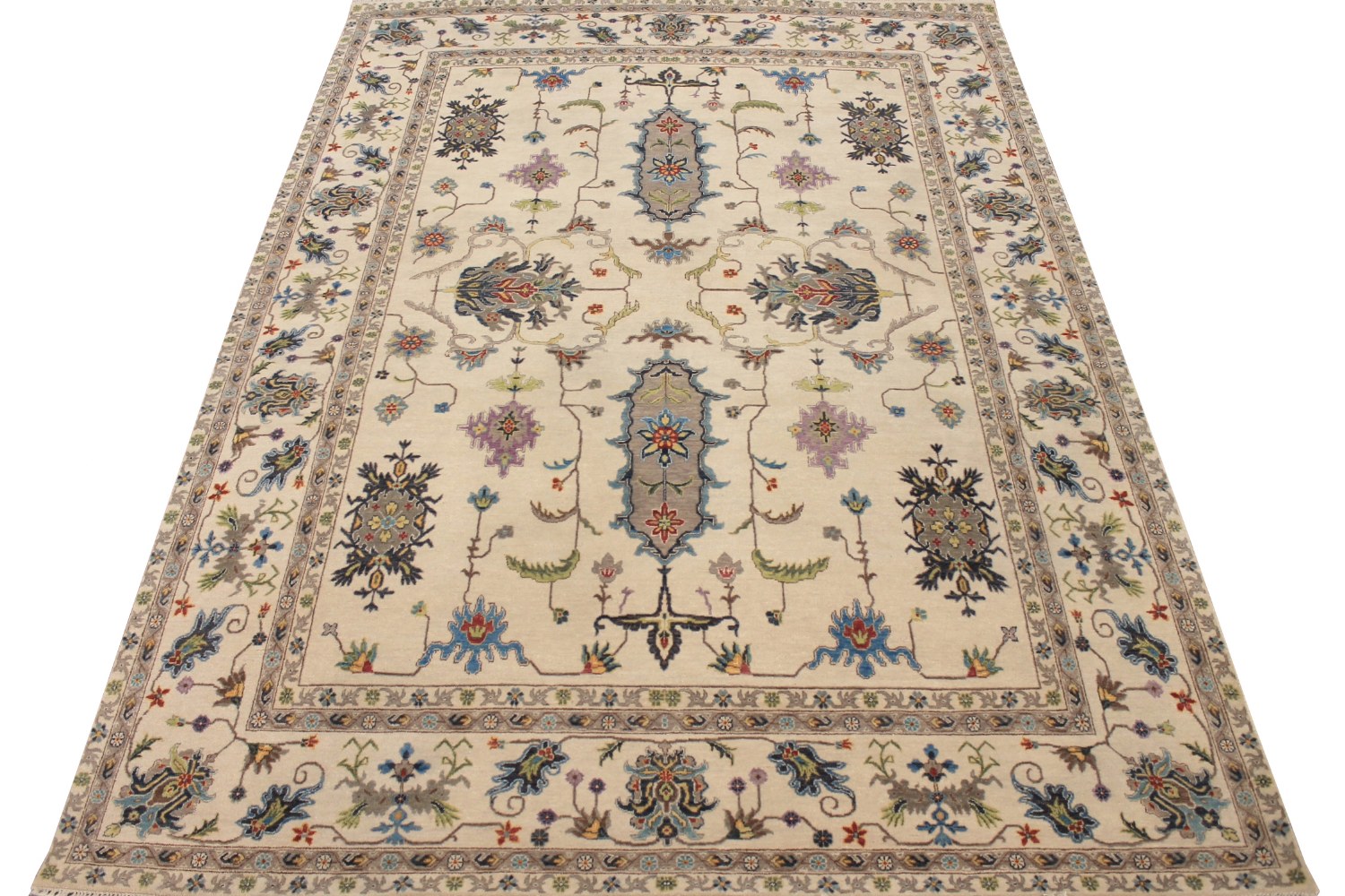 9x12 Traditional Hand Knotted Wool Area Rug - MR028555