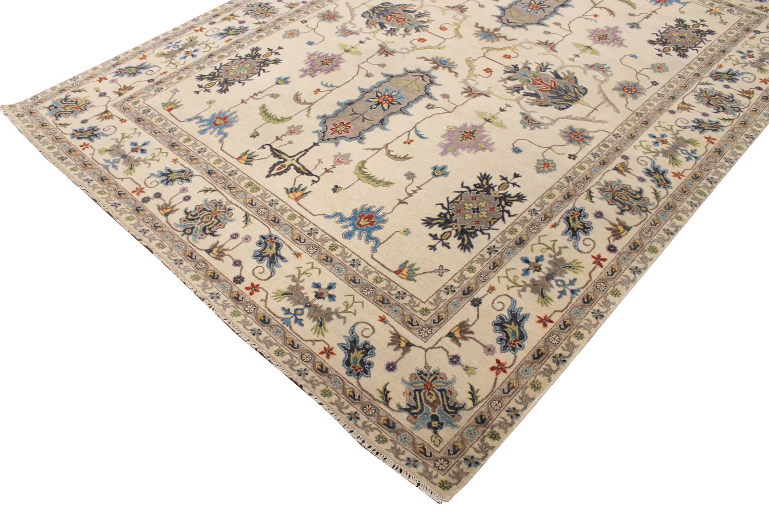 9x12 Traditional Hand Knotted Wool Area Rug - MR028555