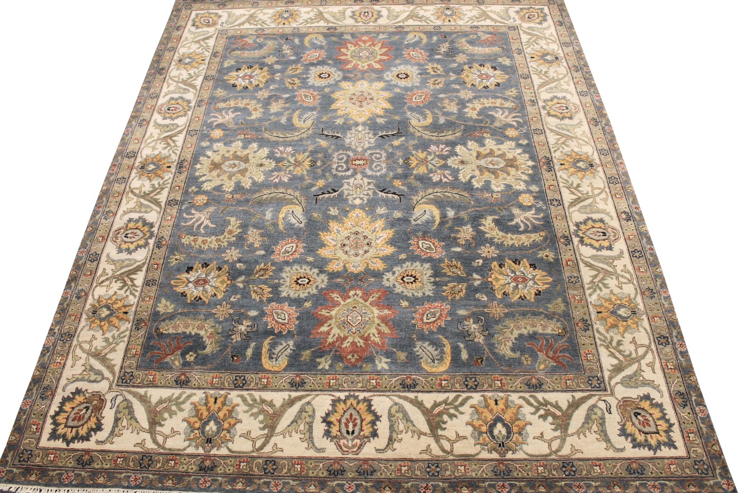 8x10 Traditional Hand Knotted Wool Area Rug - MR028557