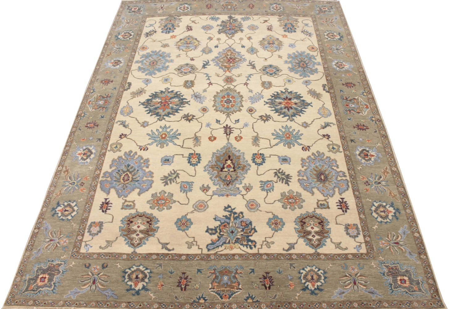 9x12 Traditional Hand Knotted Wool Area Rug - MR028568