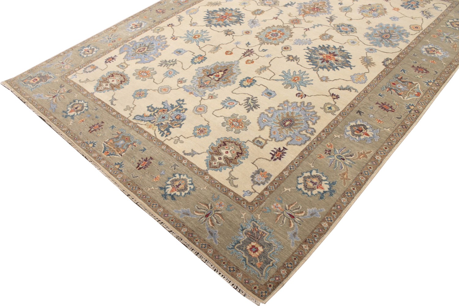 9x12 Traditional Hand Knotted Wool Area Rug - MR028568