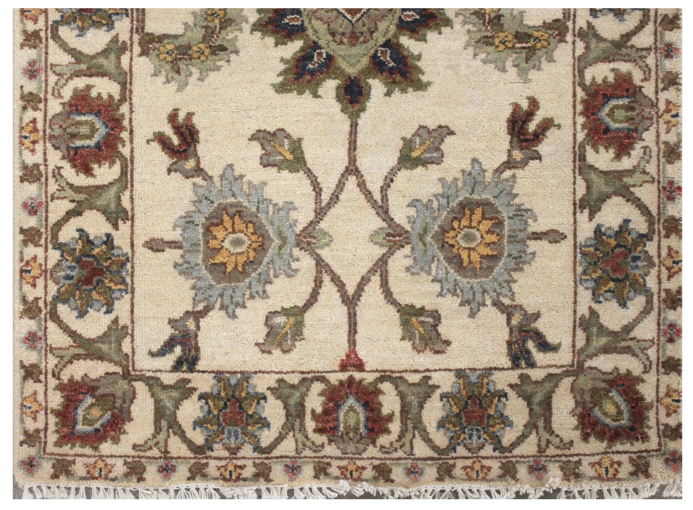 12 ft. Runner Traditional Hand Knotted Wool Area Rug - MR028577